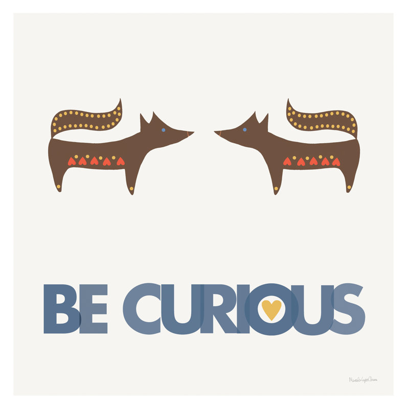 Curious by Mercedes Lopez Charro - Wrapped Canvas Print, 76cm H x 76cm W x 3.8cm D