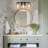 Marrina 3-Light Dimmable Black/Gold Bathroom Vanity Light-819555091