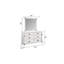 Commode 6 tiroirs Kerle