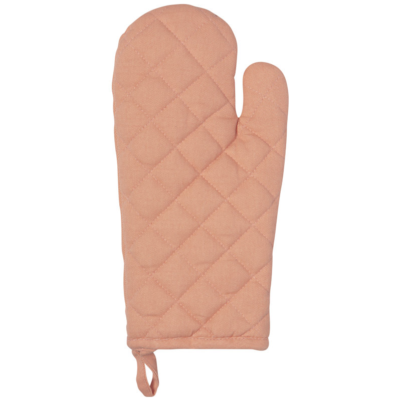 Now Designs Cotton Oven Mitt, Peach