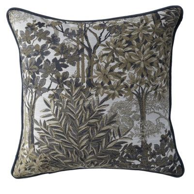 Botanical Breeze Denim Outdoor Throw