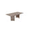 Rectangular Slab-Base Coffee Table, Travertine