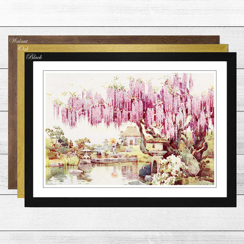 Single Picture Frame Painting, Oak
