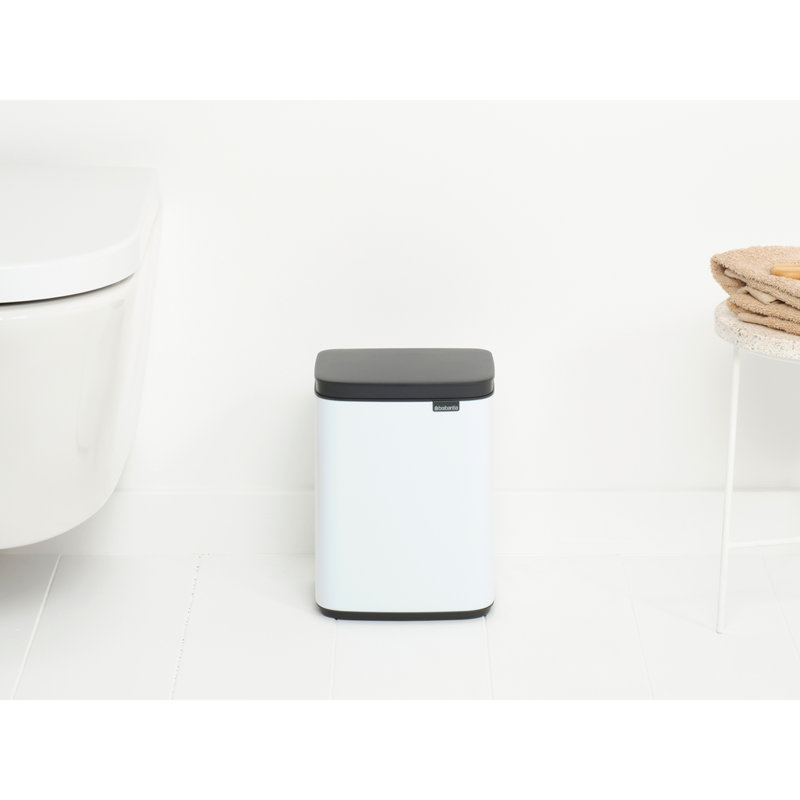 Brabantia 4 Litre Bo Waste Bin, 4 L, White