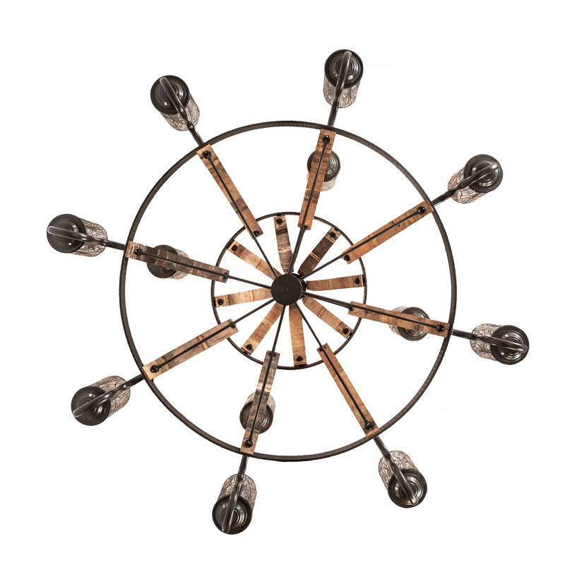 Rustic Lodge 12 - Light Chandelier
