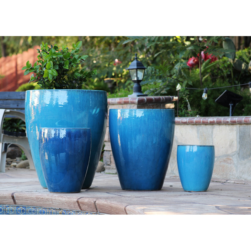 Catalina Pots By , Falling Aqua