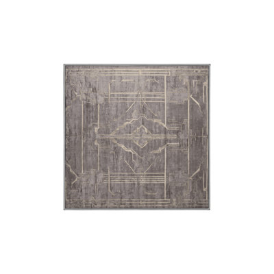 Machine Washable Gray Area Rug