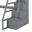 Lit mezzanine double avec tiroirs et bureau-33994213-33994235