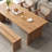 Elegant and durable solid wood table set-106897247