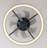 Kiper 13.78'' Ceiling Fan with LED Lights