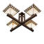 Diamond Band Mission 4 - Light Semi Flush Mount