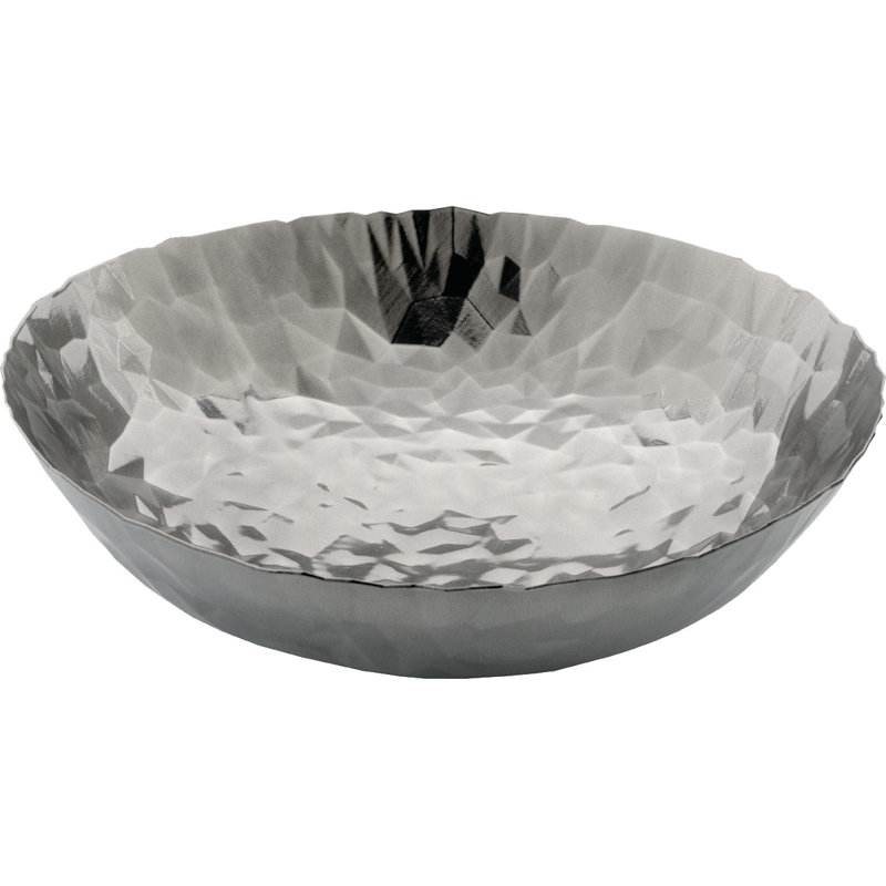 Metal Decorative Bowl 1, Silver