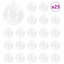 vidaXL Christmas Bauble Transparent-2048011466