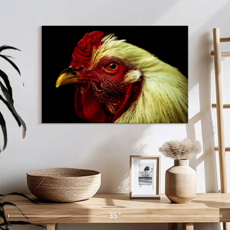 Brampt Chicken Head, 32" H x 48" W