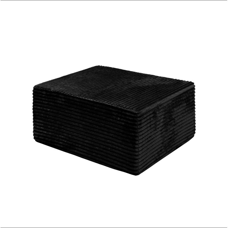 Repose-pieds 35 po, Black
