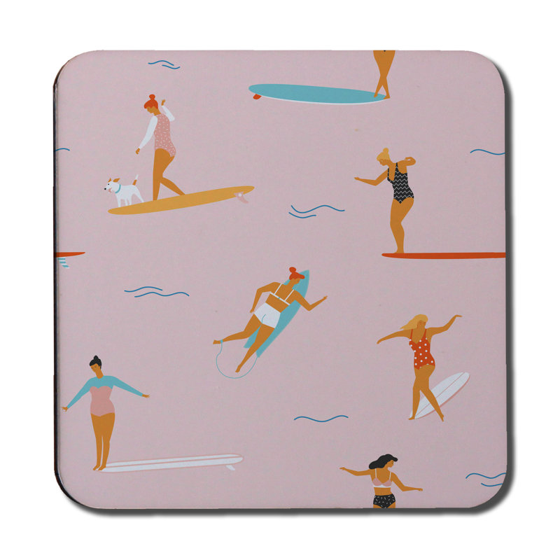 Square 6 Piece Coaster Set