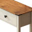 Console de style campagnard avec design à deux tons, 2 tiroirs et tablette de rangement inférieure - Table d'appoint rustique pour entrée, salon et couloir-151246610