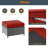 5 - Person Patio Conversation Set with Cushions-391037388-391037389