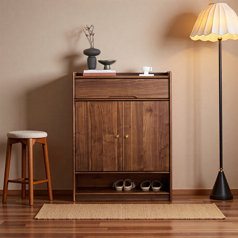 Armoire à chaussures minimaliste de style américain