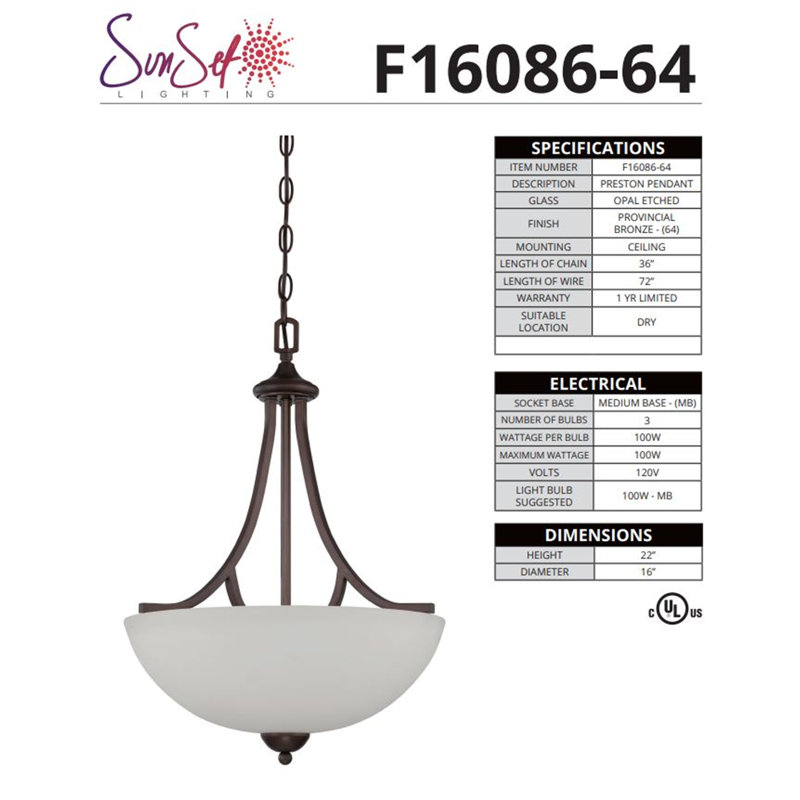 3 - Light Bowl Pendant