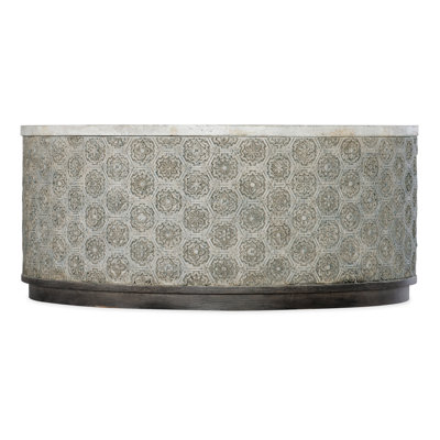 Melange Greystone Round Cocktail Table