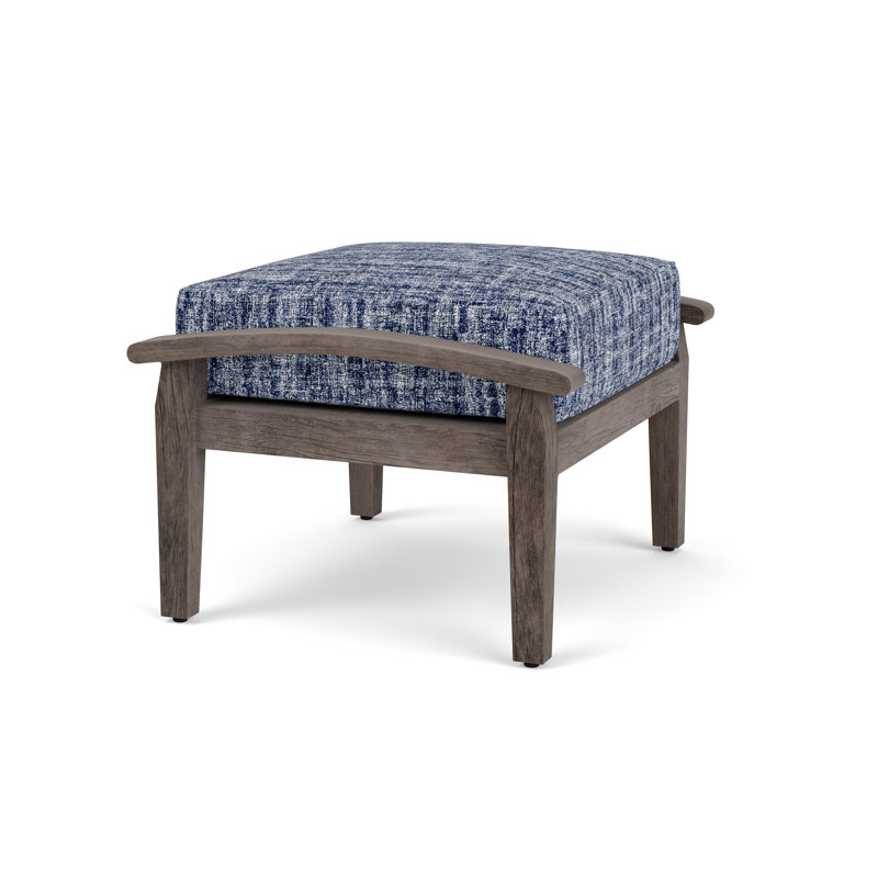 Frontier Outdoor Ottoman, Visions Cobalt