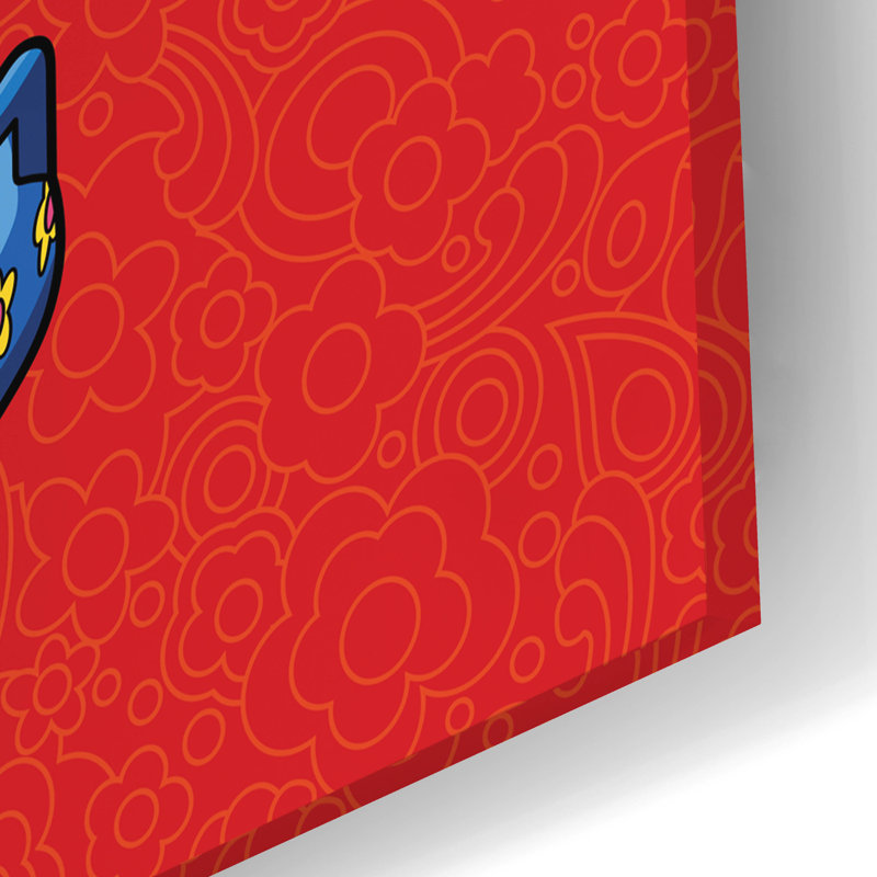 Red Barrel Studio® «Sixty vw Hippy Van» par Ron Magnes, art mural en verre acrylique, ACR-37895, H 16 po x l 24 po x P 0,2 po