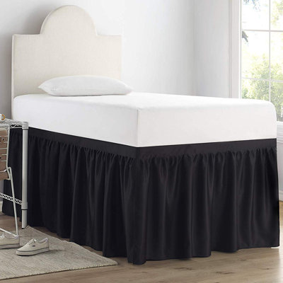 Pleated Wrap Around Bed Skirt