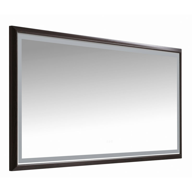 Bathroom LED Mirror, Aluminum Frame Mirror, Wall Mounted Vanity Mirror, 36" x 72"