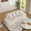 Canapé modulaire incurvé moderne 3 places-374945546
