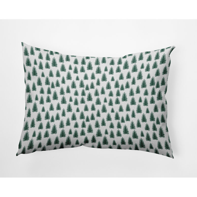 Reversible Throw Pillow, 14" x 20", Rectangular