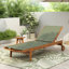 Chaise longue d'extérieur à structure en bois-45218523