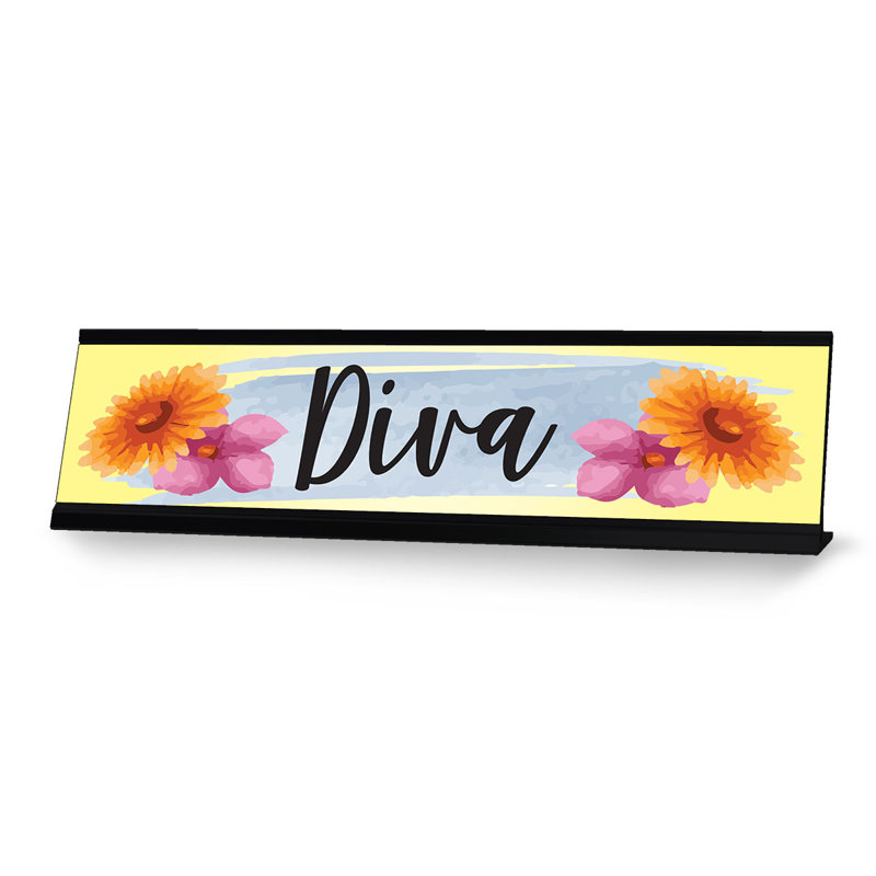 Enseigne de bureau Diva