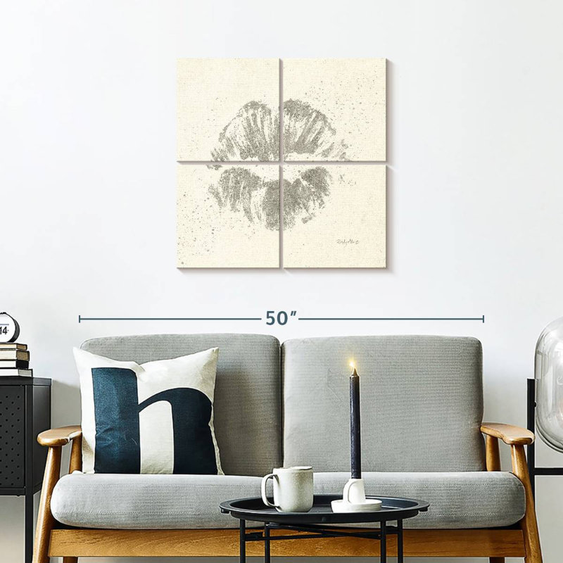Shuttleworth Shoe Fetish Quotes I Light Silver, 26" H x 26" W