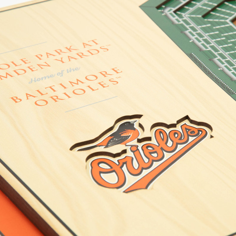 MLB 5-Layer StadiumViews 3D Wall Art, Baltimore Orioles