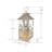Snowflake Moulded Lantern with LED Candle