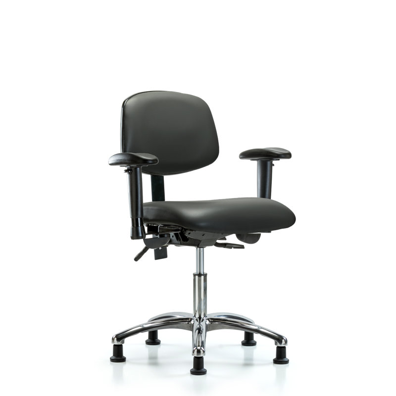 Chaise de travail Kussell, Oui, Carbone, Argent
