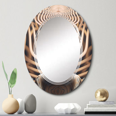 Moyenne - Miroir mural moderne ovale