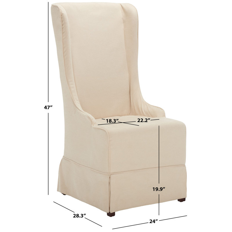Upholstered Dining Chair, Cream