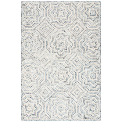 Daniel Hand Tufted Wool Geometric Rug