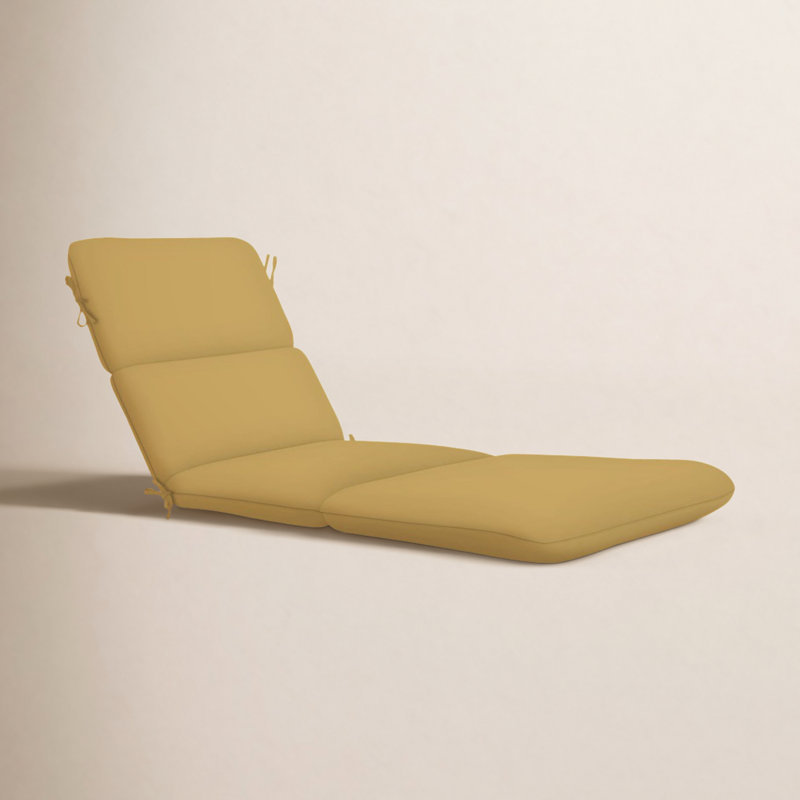 Marlowe Sunbrella® 1-Piece Outdoor Chaise Cushion, Camel