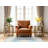 2-Tier Round Side Table, Glass End Table for Small Space in Living Room, Bedroom, Gold