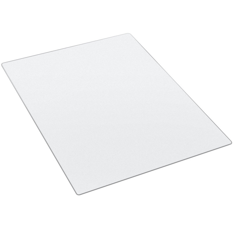 Tapis de chaise de bureau transparent pour plancher dur, L 48 po x P 36 po