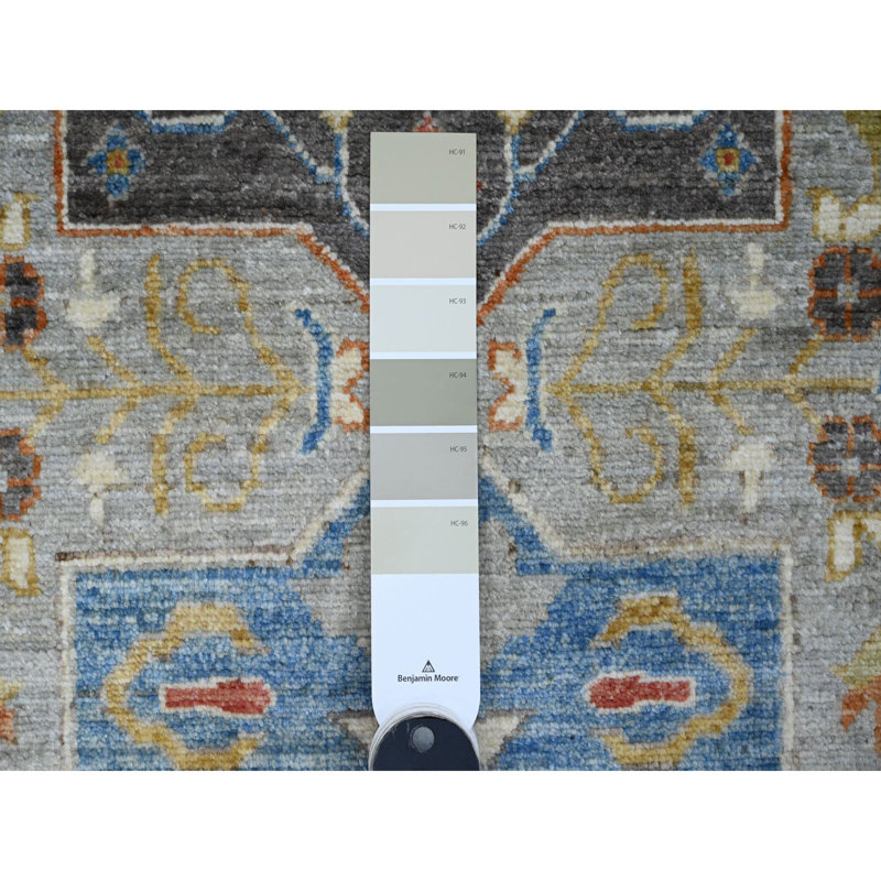 Tapis de couloir oriental oriental 2 pi 7 po x 10 pi 2 po gris Arhaana