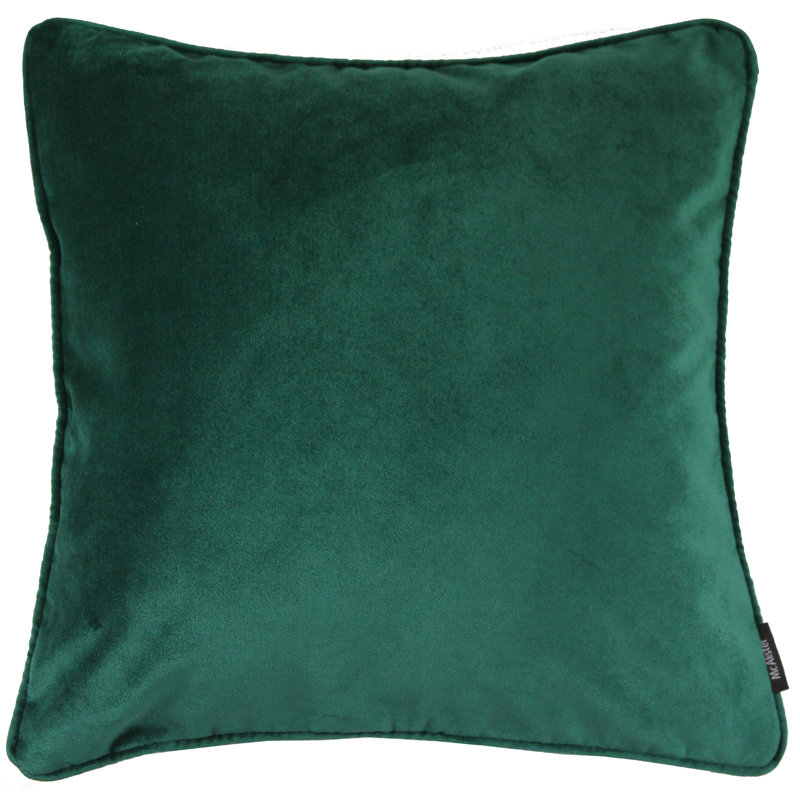 Estella Cushion Cover, 43 x 43cm, Emerald Green