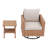 Outdoor 2-piece Seating Group With Cushions