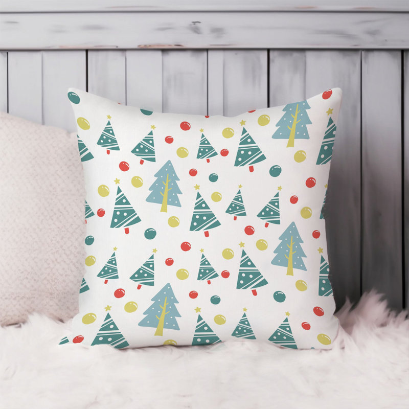 Holiday Christmas Tree Pattern I Modern, 20"H x 20"W