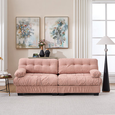 Cloud Couch, causeuse moderne avec coussins et accoudoirs