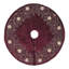 Burgundy/Cream Tree Skirt
