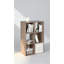 Bibliothèque de rangement à 6 cubes, armoire en bois autoportante avec tablettes à casiers pour la chambre à coucher à domicile, convient aux bacs de rangement de 11 pouces